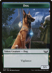 {Dog Token}\nStreets of New Capenna\nSingle\nMagic The Gathering