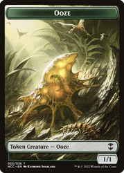 {Ooze Token} (1/1) // {Treasure Token} (#15)\nStreets of New Capenna Commander\nSingle\nMagic The Gathering