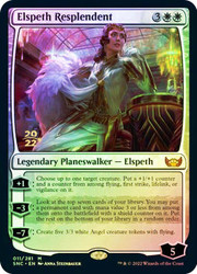 Elspeth Resplendent (Prerelease) (Streets of New Capenna)\nPromo: Date Stamped\nSingle\nMagic The Gathering
