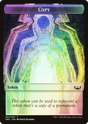 {Copy Token} // {Treasure Token} (#16)\nStreets of New Capenna\nSingle\nMagic The Gathering
