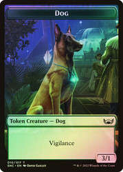 {Dog Token} // {Ogre Warrior Token}\nStreets of New Capenna\nSingle\nMagic The Gathering