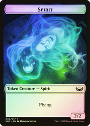 {Spirit Token} // {Treasure Token} (#14)\nStreets of New Capenna\nSingle\nMagic The Gathering