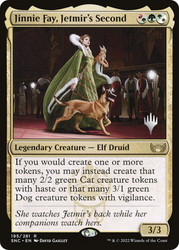 Jinnie Fay, Jetmir's Second (Promo Pack) (Streets of New Capenna)
Promo
Single
Magic: The Gathering
