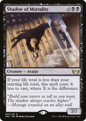 Shadow of Mortality (Promo Pack) (Streets of New Capenna)
Promo
Single
Magic: The Gathering