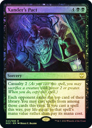 Xander's Pact (Promo Pack) (Streets of New Capenna Commander)\nPromo: Planeswalker Stamped\nSingle\nMagic The Gathering