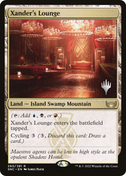 Xander's Lounge (Promo Pack) (Streets of New Capenna)
Promo
Single
Magic: The Gathering