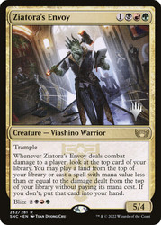 Ziatora's Envoy (Promo Pack) (Streets of New Capenna)
Promo
Single
Magic: The Gathering