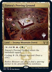 Ziatora's Proving Ground (Promo Pack) (Streets of New Capenna)\nPromo: Planeswalker Stamped\nSingle\nMagic The Gathering