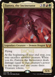 Ziatora, the Incinerator (Promo Pack) (Streets of New Capenna)
Promo
Single
Magic: The Gathering