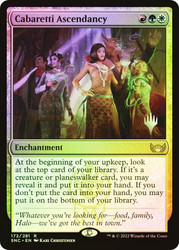 Cabaretti Ascendancy (Promo Pack) (Streets of New Capenna)
Promo
Single
Magic: The Gathering