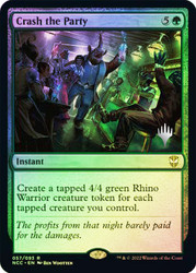 Crash the Party (Promo Pack) (Streets of New Capenna Commander)
Promo
Single
Magic: The Gathering