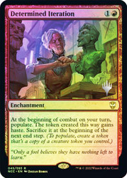 Determined Iteration (Promo Pack) (Streets of New Capenna Commander)\nPromo: Planeswalker Stamped\nSingle\nMagic The Gathering