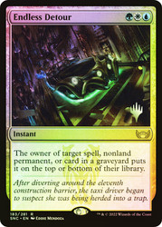 Endless Detour (Promo Pack) (Streets of New Capenna)
Promo
Single
Magic: The Gathering