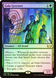 Gala Greeters (Promo Pack) (Streets of New Capenna)
Promo
Single
Magic: The Gathering