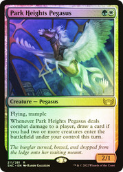 Park Heights Pegasus (Promo Pack) (Streets of New Capenna)
Promo
Single
Magic: The Gathering