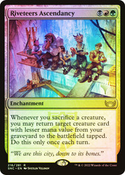 Riveteers Ascendancy (Promo Pack) (Streets of New Capenna)
Promo
Single
Magic: The Gathering
