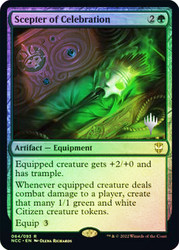 Scepter of Celebration (Promo Pack) (Streets of New Capenna Commander)
Promo
Single
Magic: The Gathering