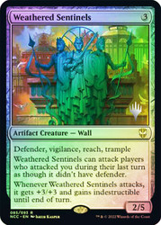 Weathered Sentinels (Promo Pack) (Streets of New Capenna Commander)\nPromo: Planeswalker Stamped\nSingle\nMagic The Gathering