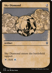 Sky Diamond (Showcase)\nCommander Legends: Battle for Baldur's Gate - Variants\nSingle\nMagic The Gathering
