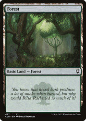 Forest (#467)\nCommander Legends: Battle for Baldur's Gate\nSingle\nMagic The Gathering
