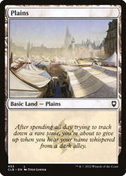 Plains (#453)\nCommander Legends: Battle for Baldur's Gate\nSingle\nMagic The Gathering
