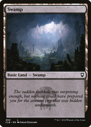 Swamp (#460)\nCommander Legends: Battle for Baldur's Gate\nSingle\nMagic The Gathering