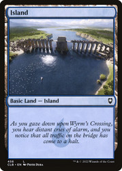 Island (#456)\nCommander Legends: Battle for Baldur's Gate\nSingle\nMagic The Gathering