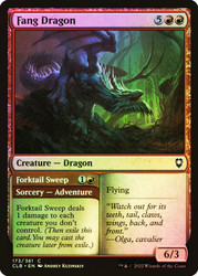 Fang Dragon // Forktail Sweep\nCommander Legends: Battle for Baldur's Gate\nSingle\nMagic The Gathering