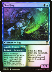 Sea Hag // Aquatic Ingress\nCommander Legends: Battle for Baldur's Gate\nSingle\nMagic The Gathering