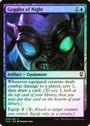 Goggles of Night\nCommander Legends: Battle for Baldur's Gate\nSingle\nMagic The Gathering
