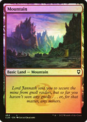 Mountain (#464)\nCommander Legends: Battle for Baldur's Gate\nSingle\nMagic The Gathering