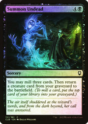 Summon Undead\nCommander Legends: Battle for Baldur's Gate\nSingle\nMagic The Gathering