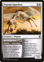 Pegasus Guardian // Rescue the Foal\nCommander Legends: Battle for Baldur's Gate\nSingle\nMagic The Gathering