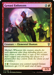 Genasi Enforcers\nCommander Legends: Battle for Baldur's Gate\nSingle\nMagic The Gathering