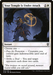 Your Temple Is Under Attack\nCommander Legends: Battle for Baldur's Gate\nSingle\nMagic The Gathering
