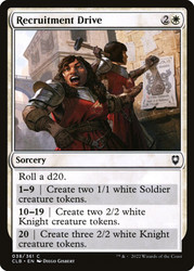Recruitment Drive\nCommander Legends: Battle for Baldur's Gate\nSingle\nMagic The Gathering
