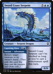 Sword Coast Serpent // Capsizing Wave\nCommander Legends: Battle for Baldur's Gate\nSingle\nMagic The Gathering