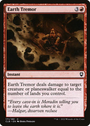 Earth Tremor\nCommander Legends: Battle for Baldur's Gate\nSingle\nMagic The Gathering