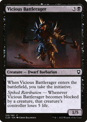 Vicious Battlerager\nCommander Legends: Battle for Baldur's Gate\nSingle\nMagic The Gathering