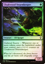 Cloakwood Swarmkeeper\nCommander Legends: Battle for Baldur's Gate\nSingle\nMagic The Gathering