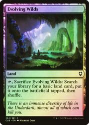 Evolving Wilds\nCommander Legends: Battle for Baldur's Gate\nSingle\nMagic The Gathering