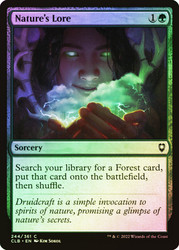 Nature's Lore\nCommander Legends: Battle for Baldur's Gate\nSingle\nMagic The Gathering