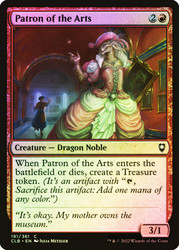 Patron of the Arts\nCommander Legends: Battle for Baldur's Gate\nSingle\nMagic The Gathering