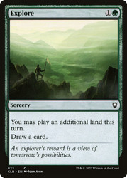 Explore\nCommander Legends: Battle for Baldur's Gate\nSingle\nMagic The Gathering