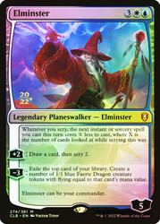 Elminster (Prerelease) (Commander Legends: Battle for Baldur's Gate)\nPromo: Date Stamped\nSingle\nMagic The Gathering