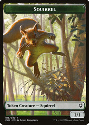 {Squirrel Token}\nCommander Legends: Battle for Baldur's Gate\nSingle\nMagic The Gathering