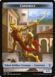{Construct Token}\nCommander Legends: Battle for Baldur's Gate\nSingle\nMagic The Gathering