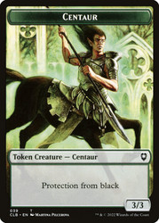 {Centaur Token} // {Horror Token}\nCommander Legends: Battle for Baldur's Gate\nSingle\nMagic The Gathering