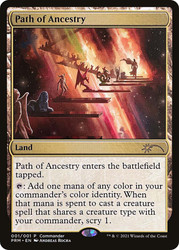 Path of Ancestry (MagicFest) (Commander)\nPromo: General\nSingle\nMagic The Gathering