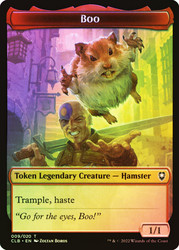 {Boo Token} // {Treasure Token}\nCommander Legends: Battle for Baldur's Gate\nSingle\nMagic The Gathering